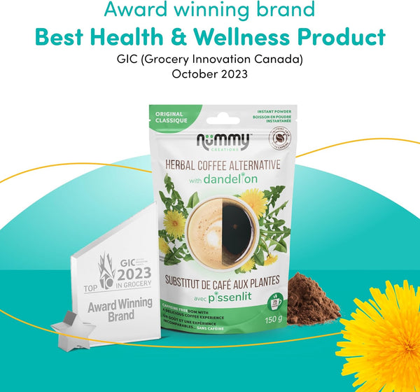 *New - Nummy Creations Coffee Alternative – Caffeine-Free, Instant & Gut-Friendly