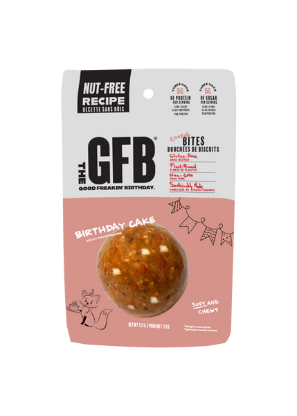 nut-free gluten-free bites, GFB snacks, vegan nut-free snacks, kosher gluten-free treats, allergy-friendly bites, dairy-free gluten-free snacks, healthy indulgent bites, soy-free snacks, B-Corp certified snacks