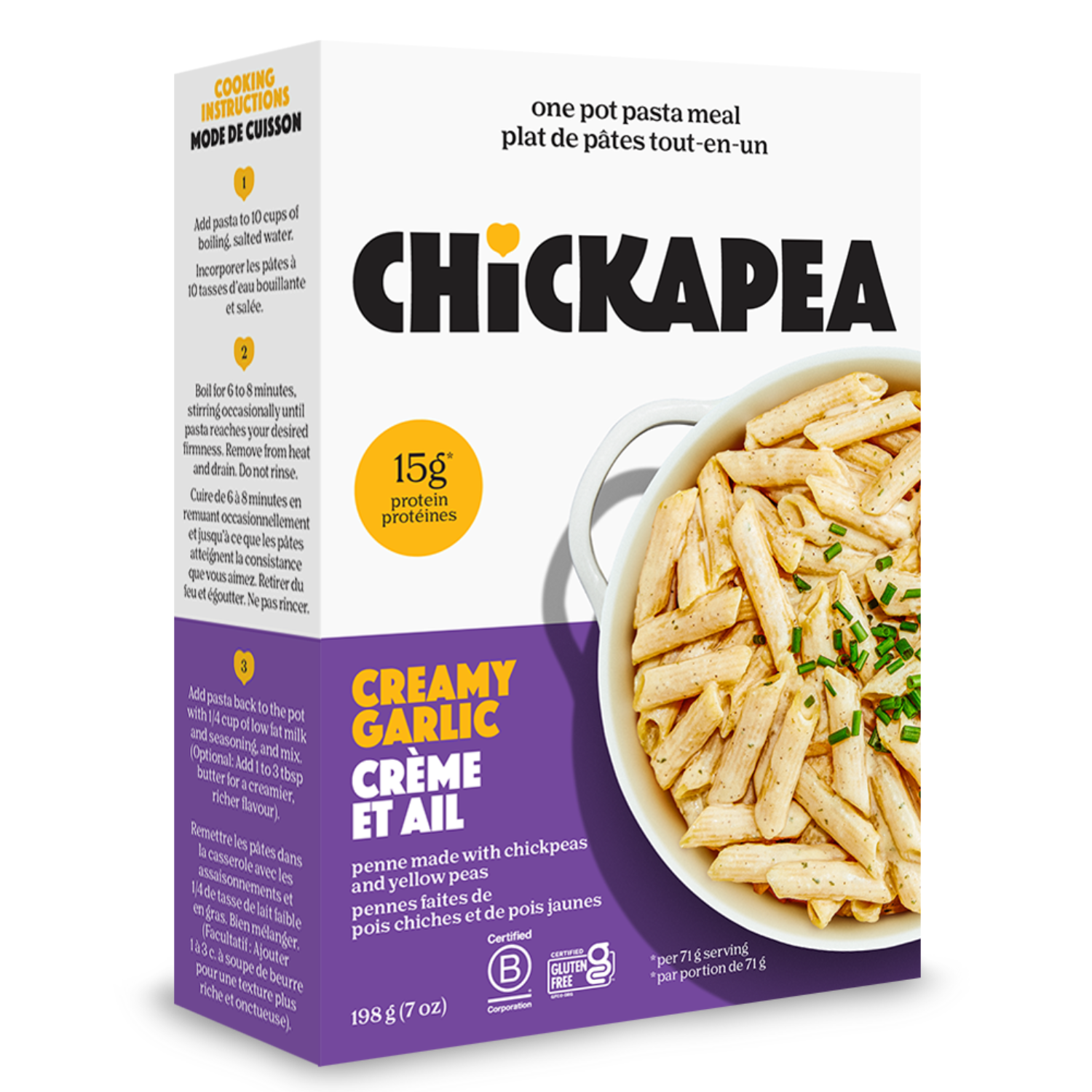 Chickapea One Pot - Creamy Garlic, 198g