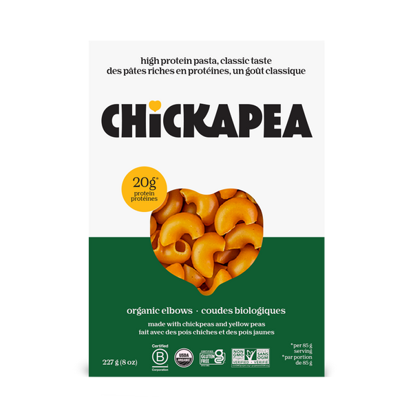 *New - Chickapea Organic Yellow Pea & Chickpea Pastas