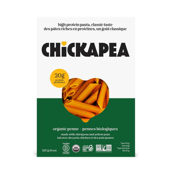 *New - Chickapea Organic Yellow Pea & Chickpea Pastas