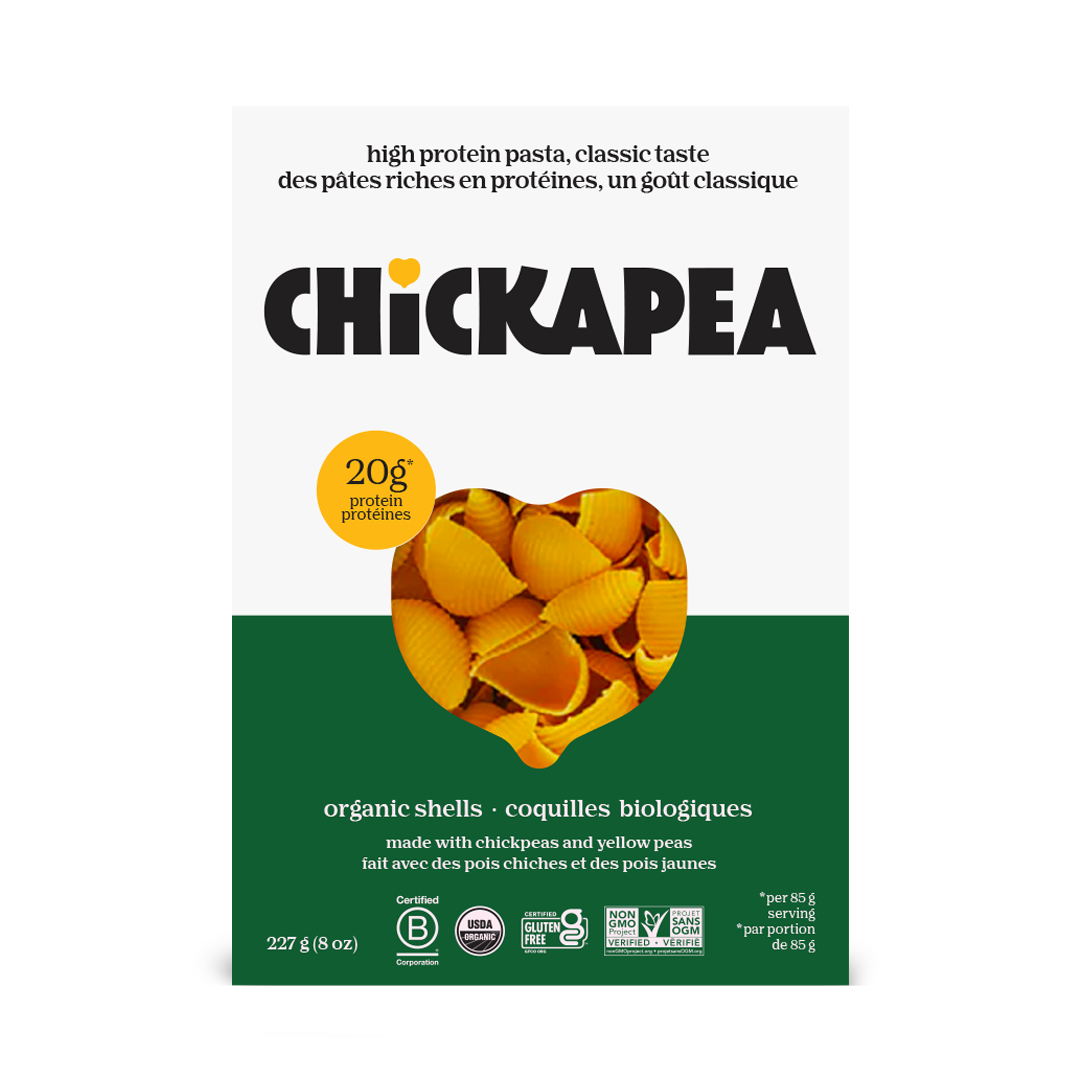 Chickapea Organic Yellow Pea & Chickpea Pastas