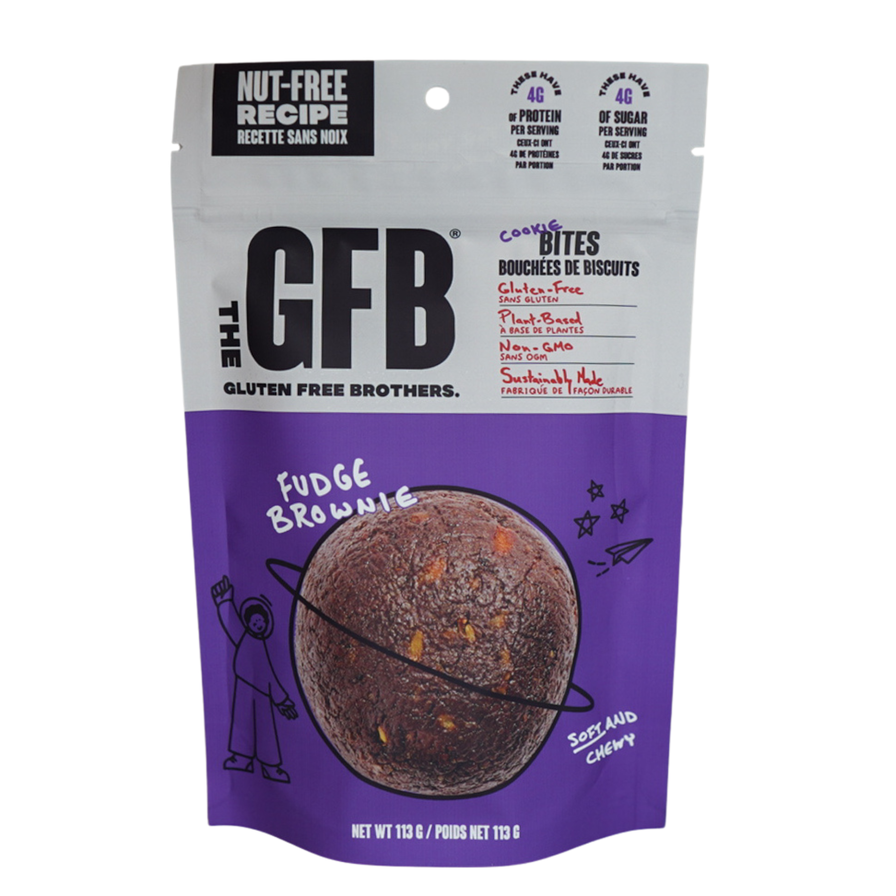 nut-free gluten-free bites, GFB snacks, vegan nut-free snacks, kosher gluten-free treats, allergy-friendly bites, dairy-free gluten-free snacks, healthy indulgent bites, soy-free snacks, B-Corp certified snacks