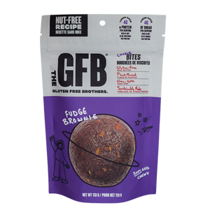 nut-free gluten-free bites, GFB snacks, vegan nut-free snacks, kosher gluten-free treats, allergy-friendly bites, dairy-free gluten-free snacks, healthy indulgent bites, soy-free snacks, B-Corp certified snacks