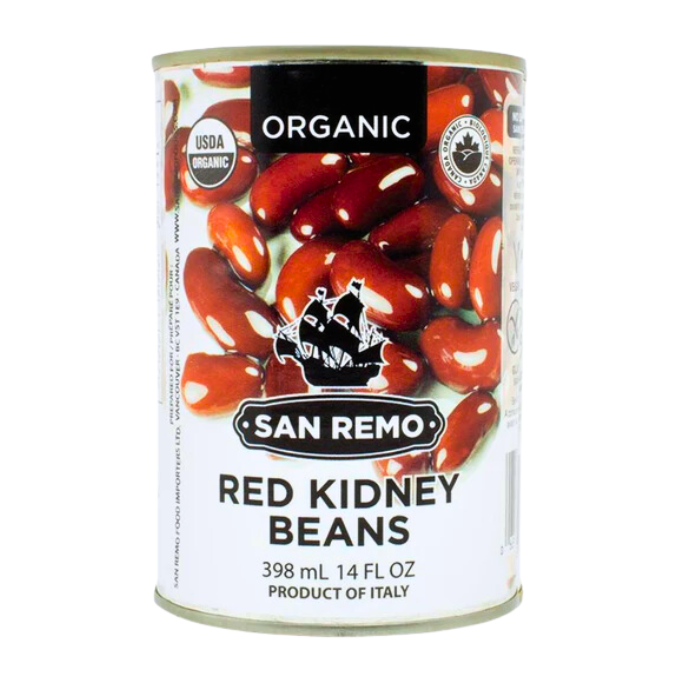 San Remo Organic Red Kidney Beans, 398mL