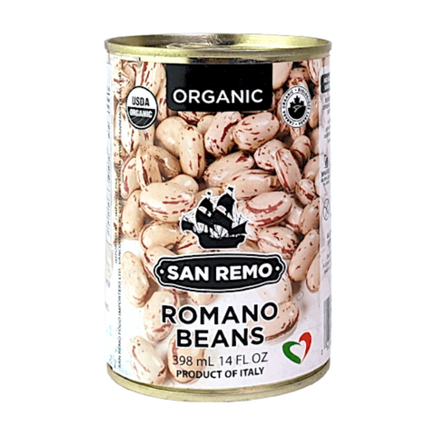 San Remo Romano Beans, 398mL