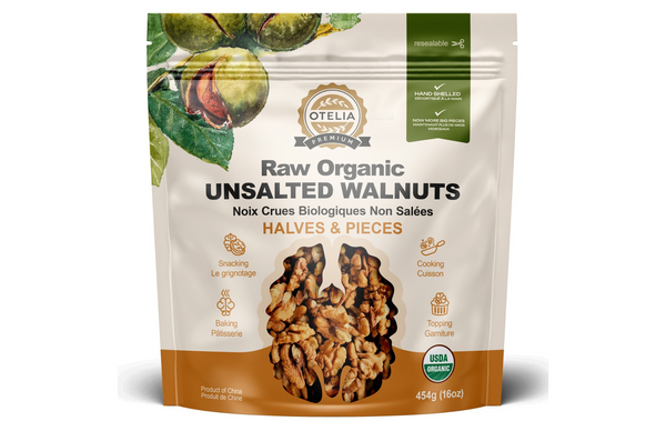 *New - Otelia Premium Organic Raw Unsalted Walnuts