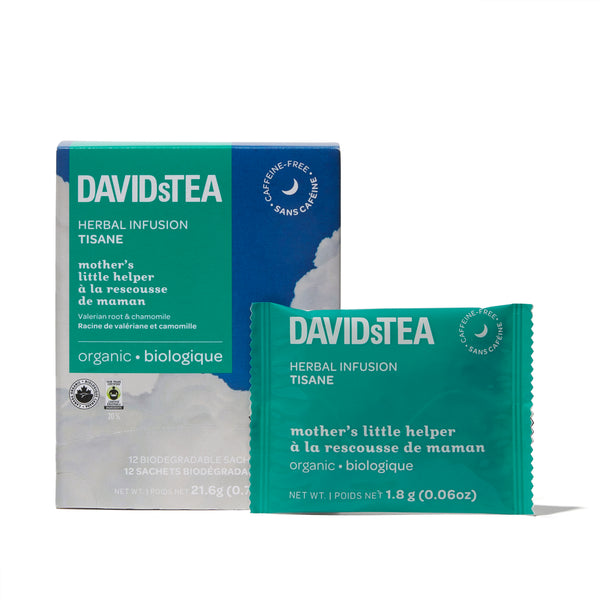 *New - DAVIDsTEA Premium Organic Tea in Biodegradable Sachets