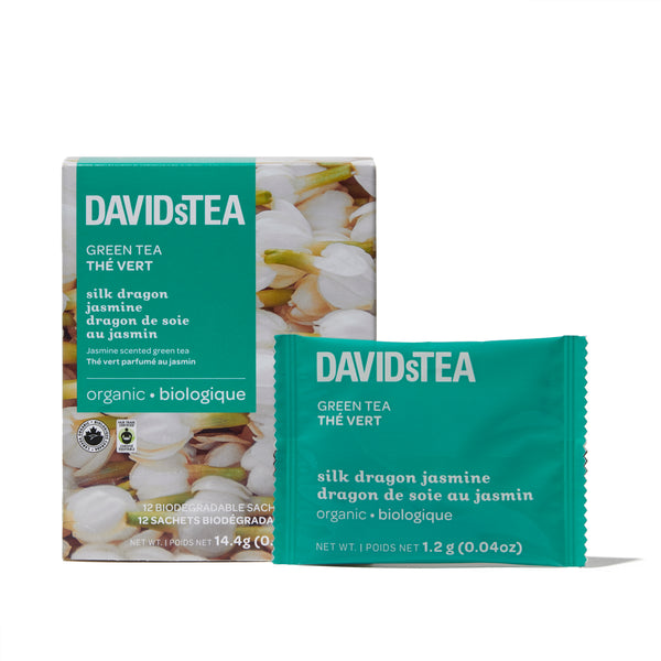 *New - DAVIDsTEA Premium Organic Tea in Biodegradable Sachets