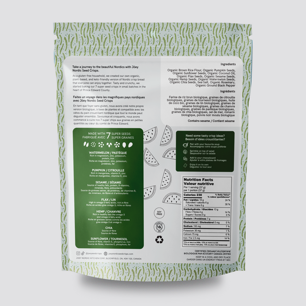 Jöey Nordic Seed Crisps