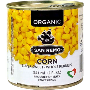 San Remo Organic Super Sweet Canned Corn