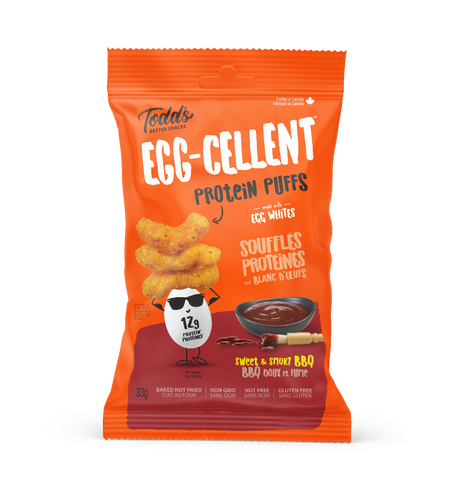 *New - Todd's Better Snacks Egg Protein Puffs Small Bags