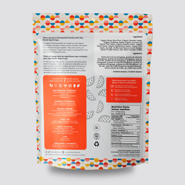 Jöey Nordic Seed Crisps