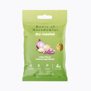 House of Macadamias Dry Roasted Macadamias with Onion Flavour