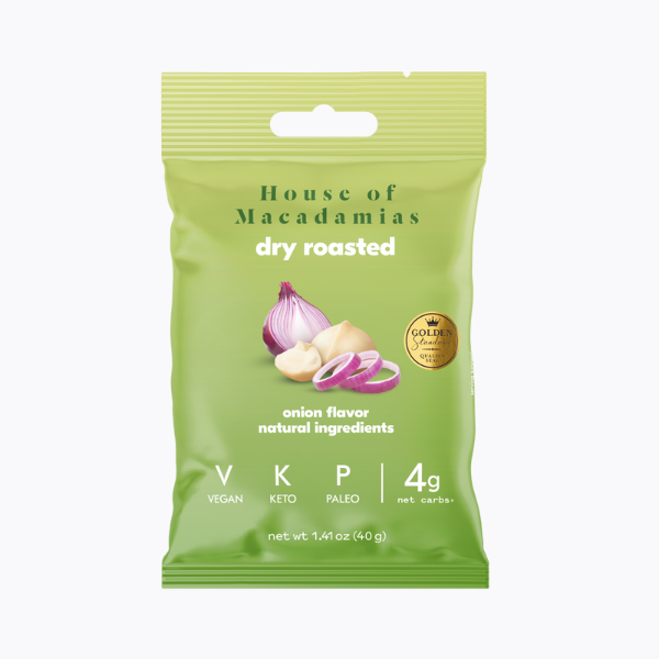 House of Macadamias Dry Roasted Macadamias with Onion Flavour