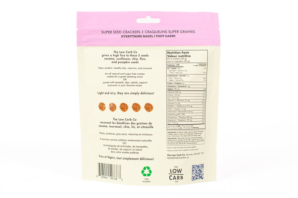 *New The Low Carb Co. Super Seed Crackers – Keto & Grain-Free