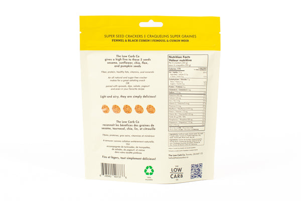 *New The Low Carb Co. Super Seed Crackers – Keto & Grain-Free