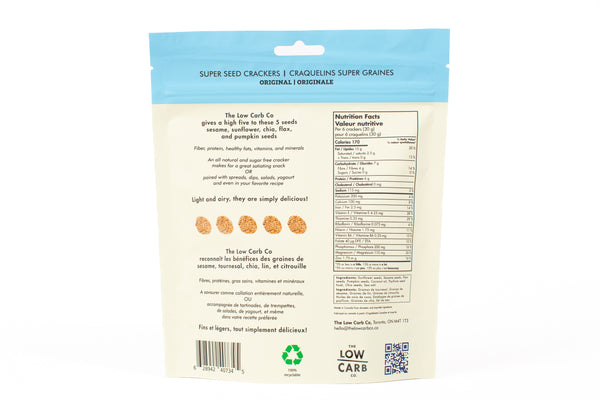 *New The Low Carb Co. Super Seed Crackers – Keto & Grain-Free