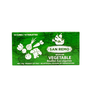 *New - San Remo Vegetable Bouillon Cubes - 10ct