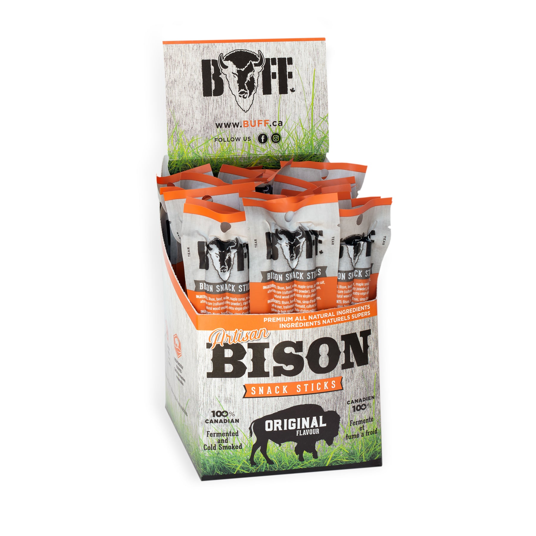 BUFF Grass Fed Bison Jerky