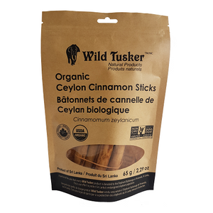 Wild Tusker Large Organic Ceylon Cinnamon - Sticks