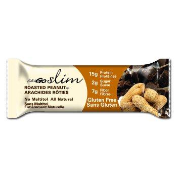NuGo Nutrition Slim Bar - Roasted Peanut [12-Pack]